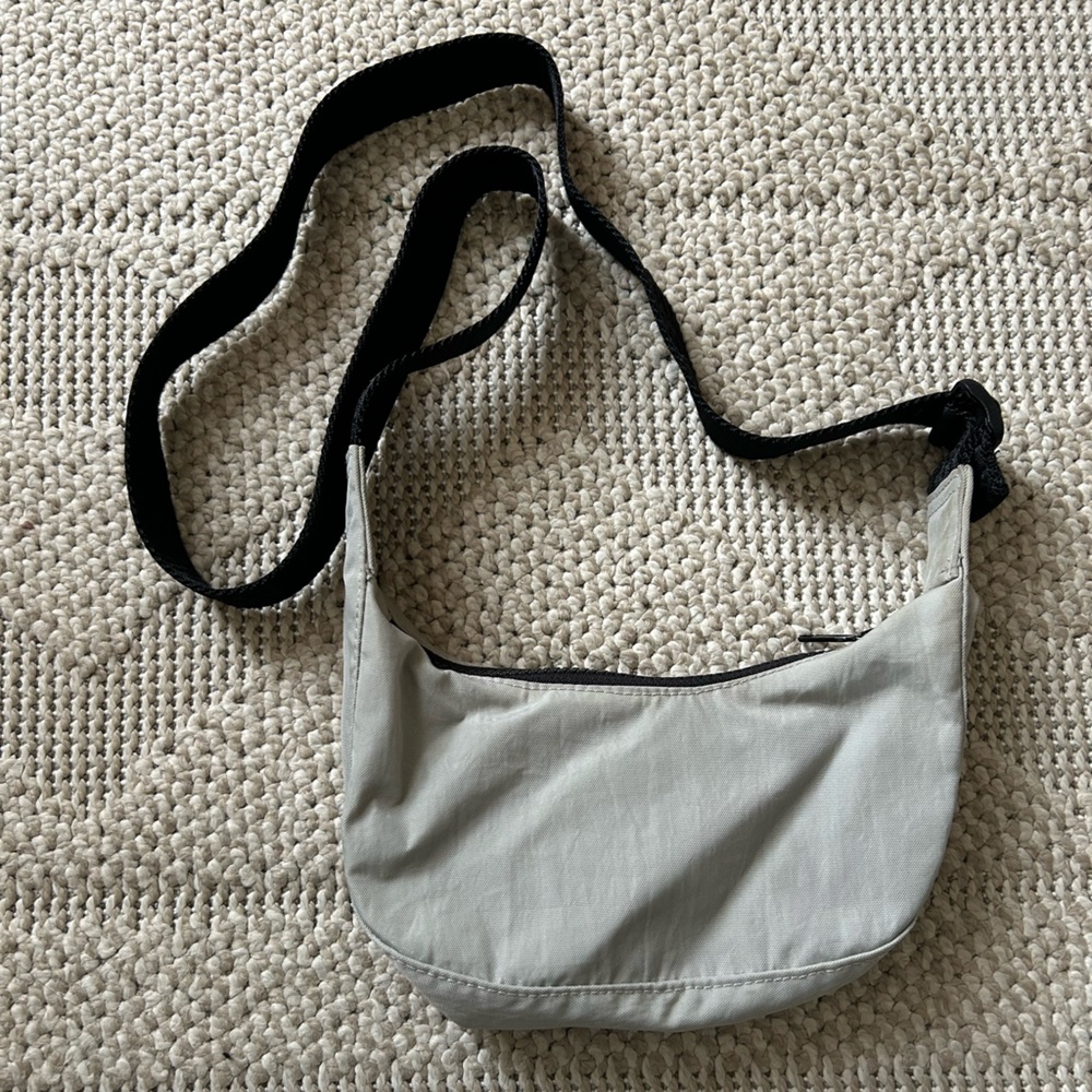 BAGGU UO Exclusive Mini Crescent Bag in Grey